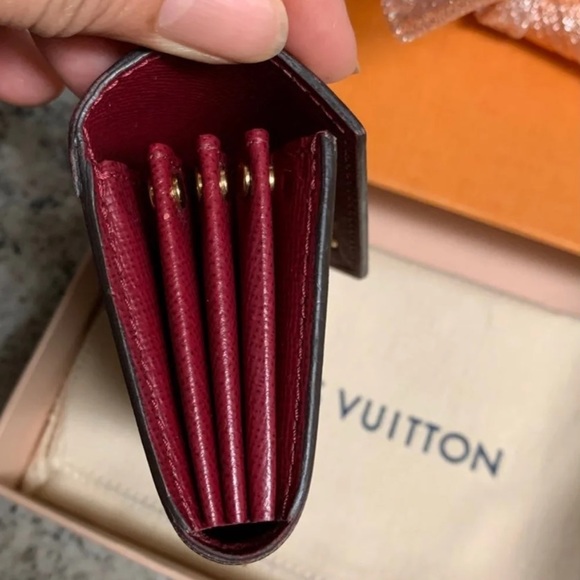 ❌SOLD❌Louis Vuitton Multi Sarah MNG Fuchsia Wallet🌺 - Picture 9 of 12